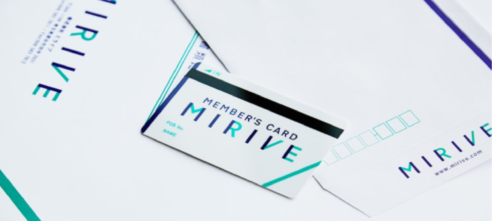 MIRIVE(ミライブ)の会員カードと入会案内一式